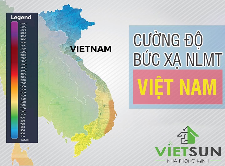 Cường độ bức xạ mặt trời tại Việt Nam