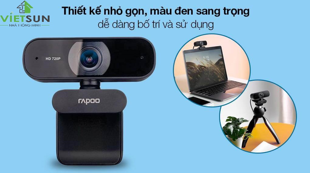 Webcam học trực tuyến - Rapoo C200 FullHD 720p 