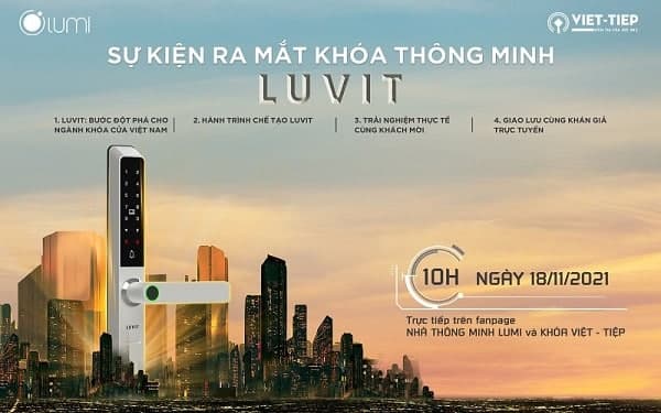 Thông cáo báo chí: Lumi và Việt Tiệp ra mắt “LUVIT” – Khóa thông minh Make in Việt Nam